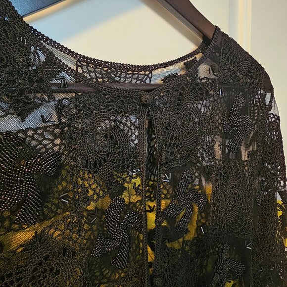 Pretty Cropped Beaded Bolero/Jacket/Cardigan - Picture 3 of 11